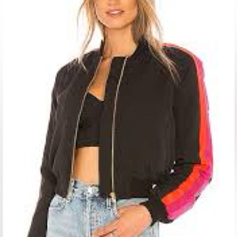 Lovers + Friends Revolve Kari Bomber Jacket $198. Excellent Size S